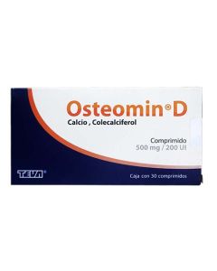 OSTEOMIN D 500 mg/200 UI COM C/30